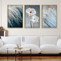 Wallity Huhu381 Cuadro Decorativo de Vidrio Templado Multicolor 30 x 40 cm (3 Piezas)